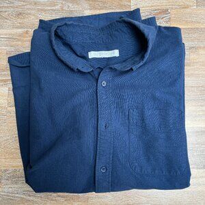 Outerknown Navy Button Down - L